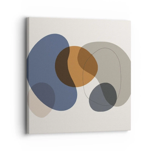 Canvas picture - Drops of Colours - 30x30 cm