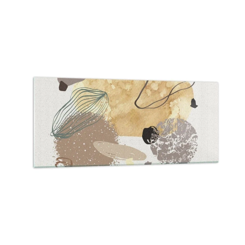 Glass picture - Applied Splashing - 120x50 cm