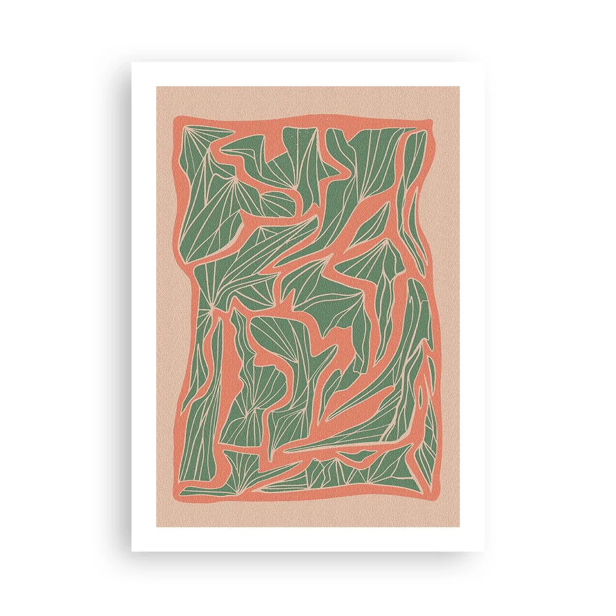 Poster - Struggles of Colar and Green - 50x70 cm
