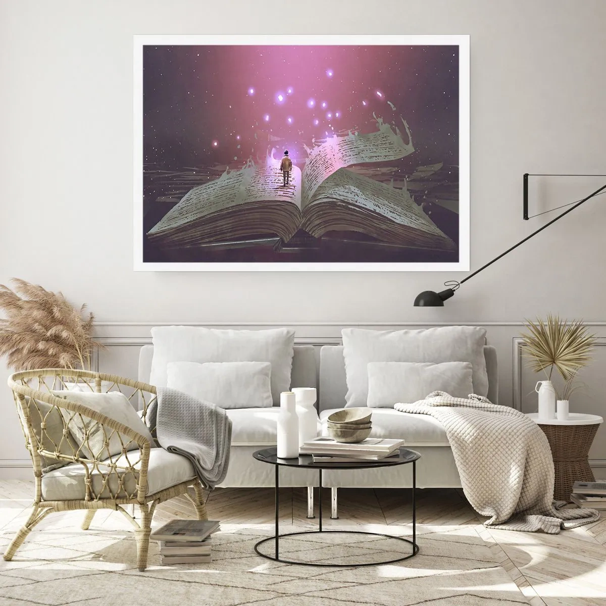 Poster - Invitation to Another World -Read It! - 100x70 cm