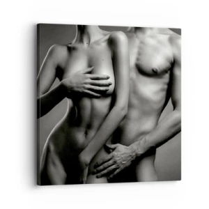 Canvas picture - Adam and Eve - 30x30 cm