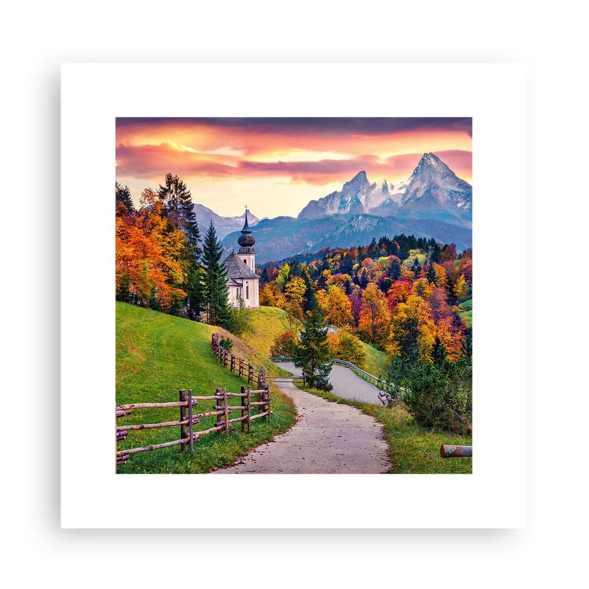 Poster - Landscape Like a Picture - 30x30 cm