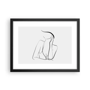 Poster in black frame - On Waves of Dreams - 40x30 cm