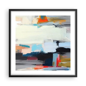 Poster in black frame - Is There a Method? - 50x50 cm