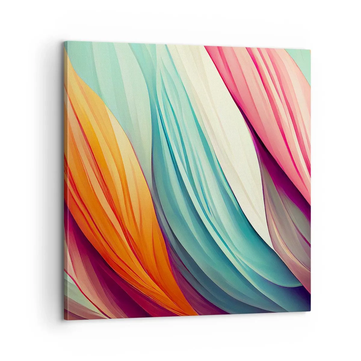 Canvas picture - Rainbow Knot - 60x60 cm