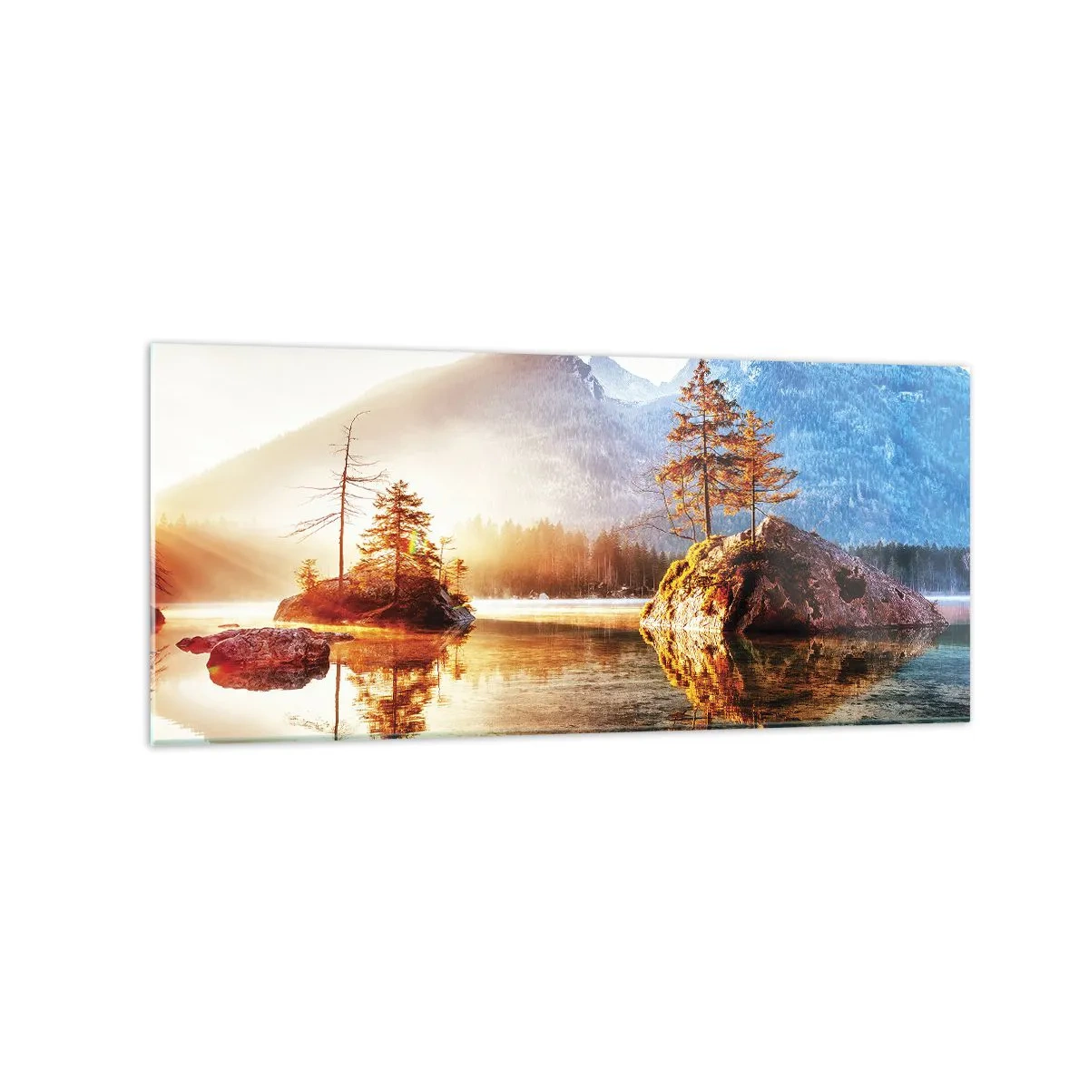 Glass picture - Nature in New Light - 120x50 cm