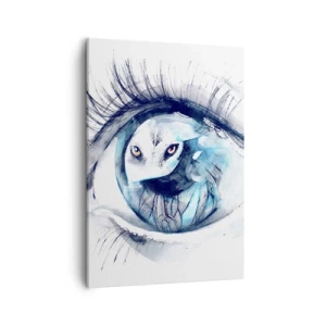 Canvas picture - Eye to Eye with Wilderness - 50x70 cm