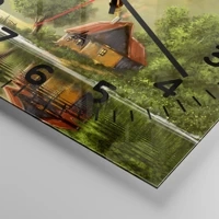 Clock face with numbers