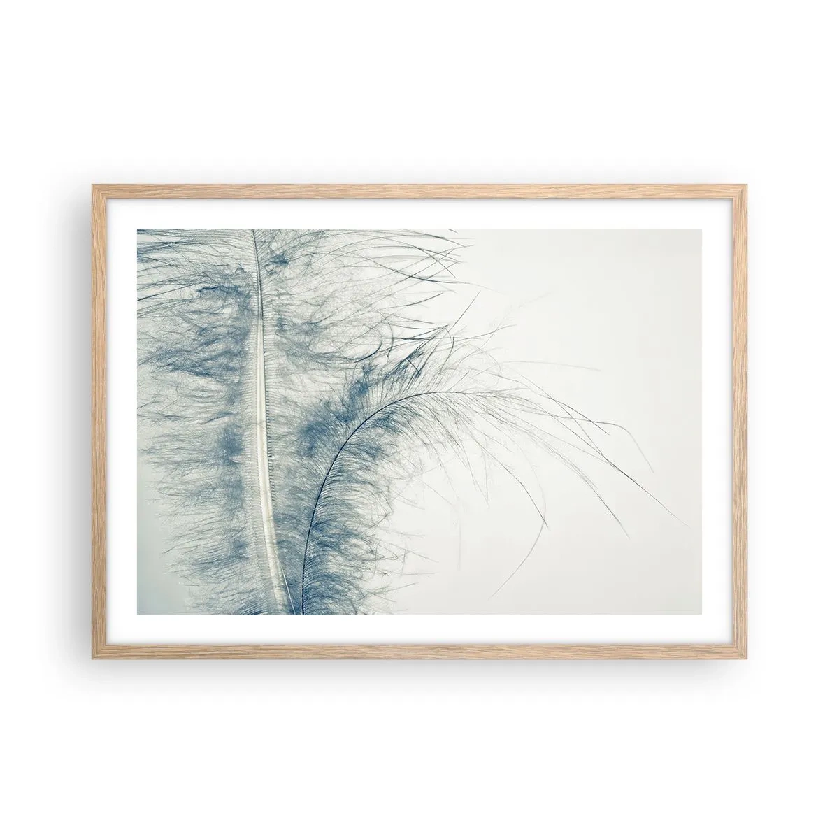 Poster in light oak frame - Whisper of Nature - 70x50 cm