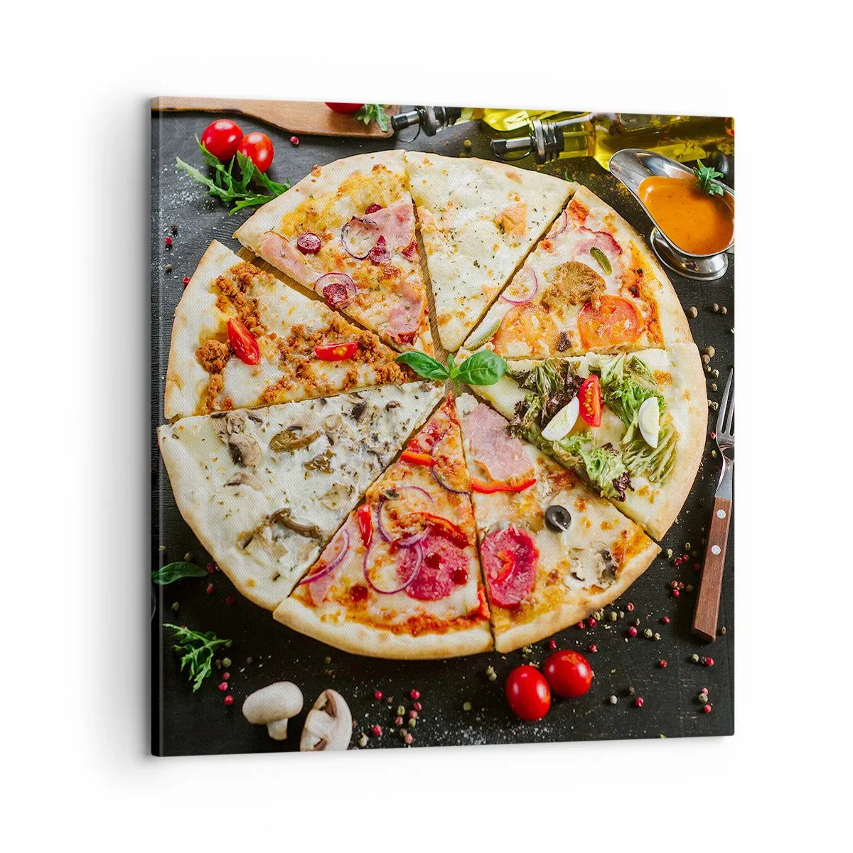 Canvas picture - Range of Flavours - 60x60 cm