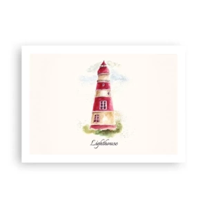 Poster - Around It the Weather Is Always Nice - 70x50 cm