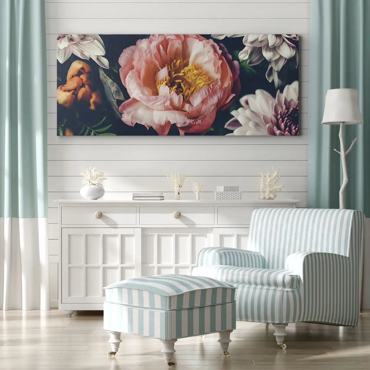 Canvas picture - In Baroque Style - 140x50 cm