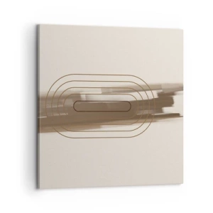 Canvas picture - Blast of Grey - 60x60 cm