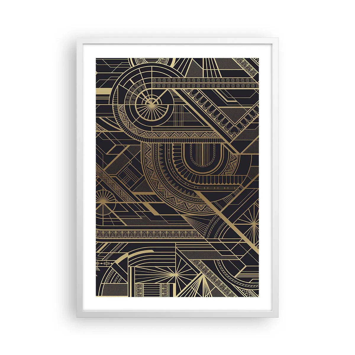 Poster in white frmae - Concepts, Ideas, Plans - 50x70 cm