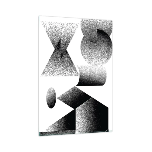 Glass picture - Angles and Ovals - 80x120 cm