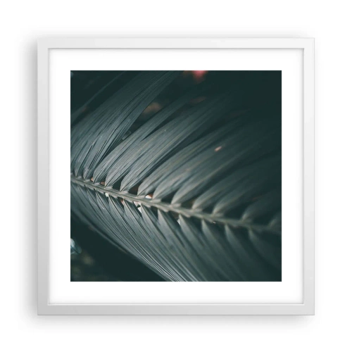 Poster in white frmae - Precision of Nature - 40x40 cm
