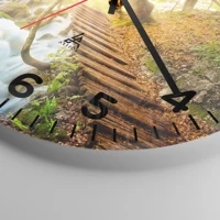 Clock face with numbers