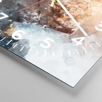 Clock face with numbers