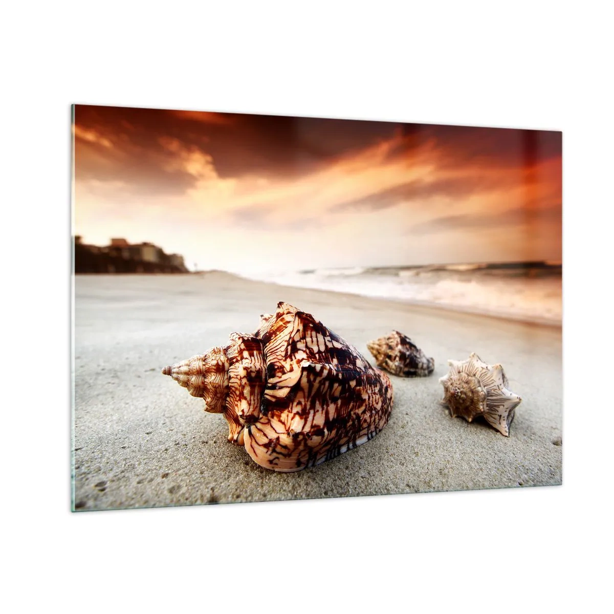 Glass picture - Expelled by Waves - 100x70 cm