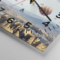 Clock face with numbers