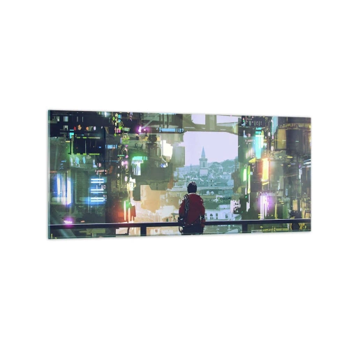 Glass picture - Two Worlds - 120x50 cm