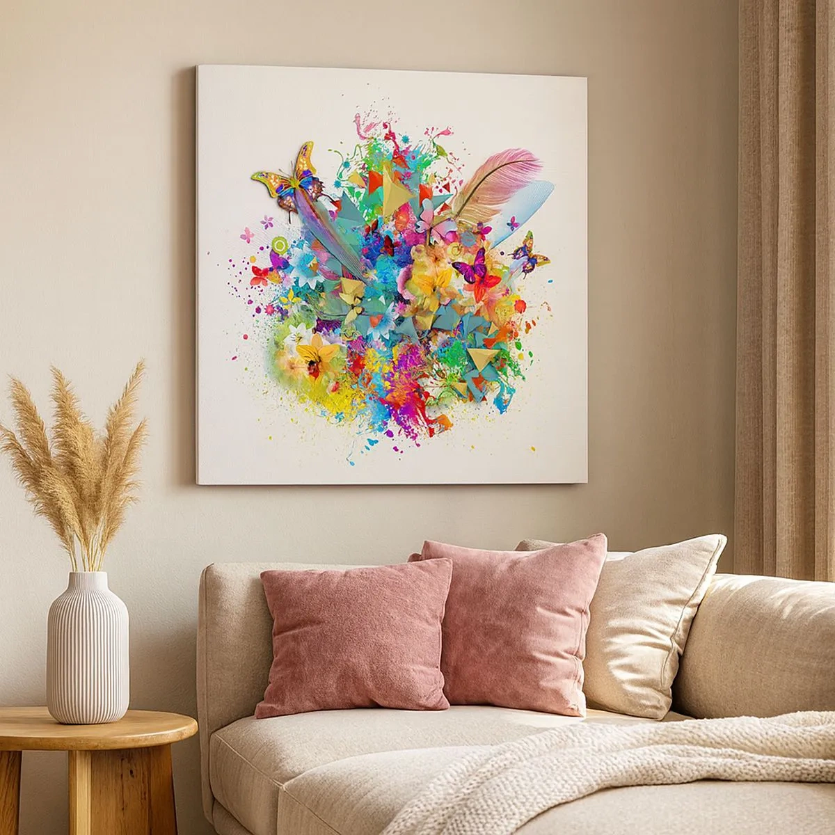 Canvas picture - Bunch of Joy - 30x30 cm