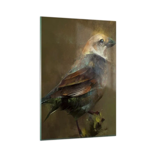Glass picture - Sparrow, a Little Birdy - 80x120 cm