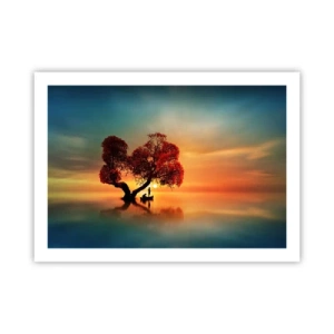 Poster - Far Away and Lost to the World - 70x50 cm