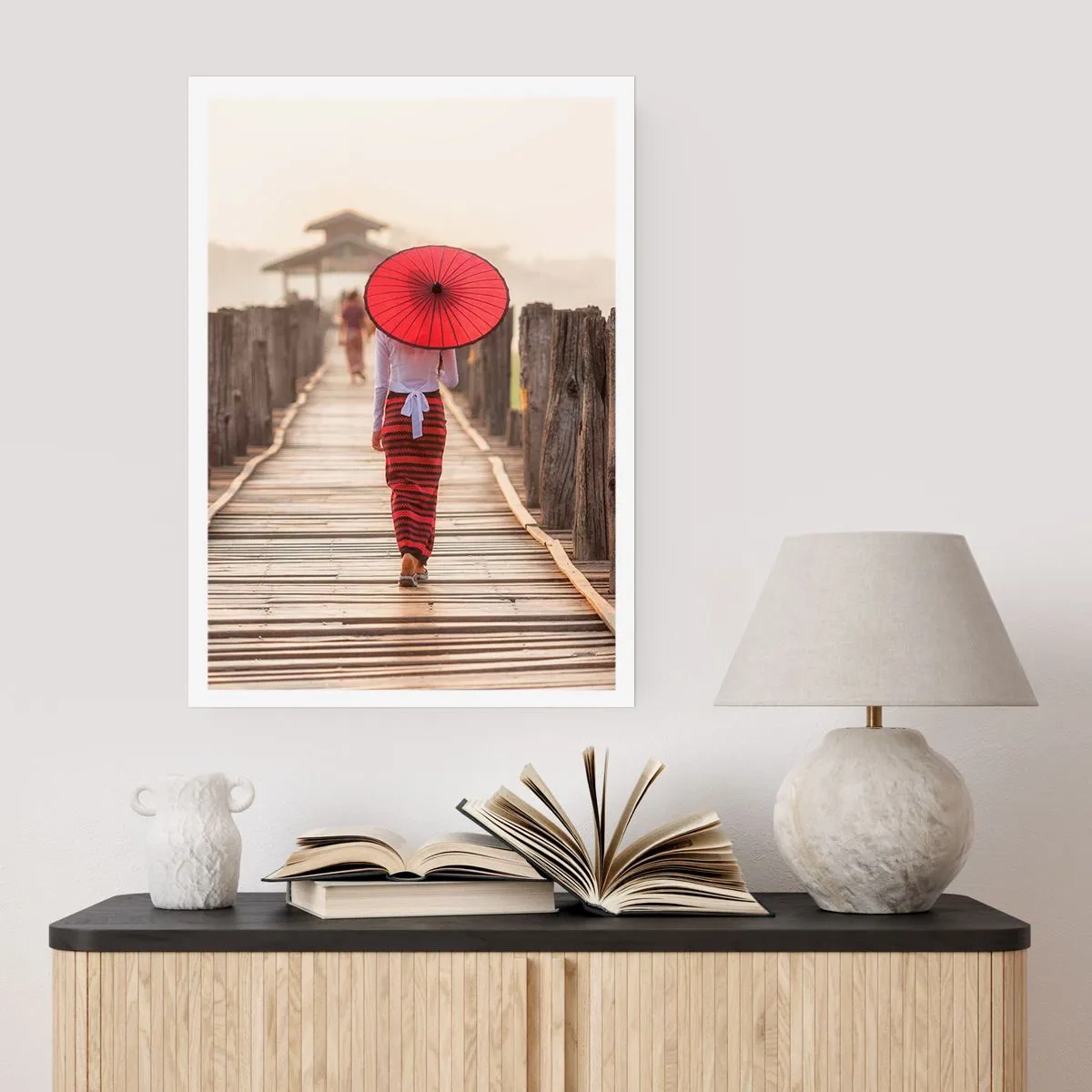 Poster - On an Old Bridge - 61x91 cm