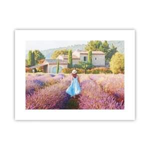 Poster - Lavender Girl - 40x30 cm