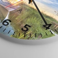 Clock face with numbers