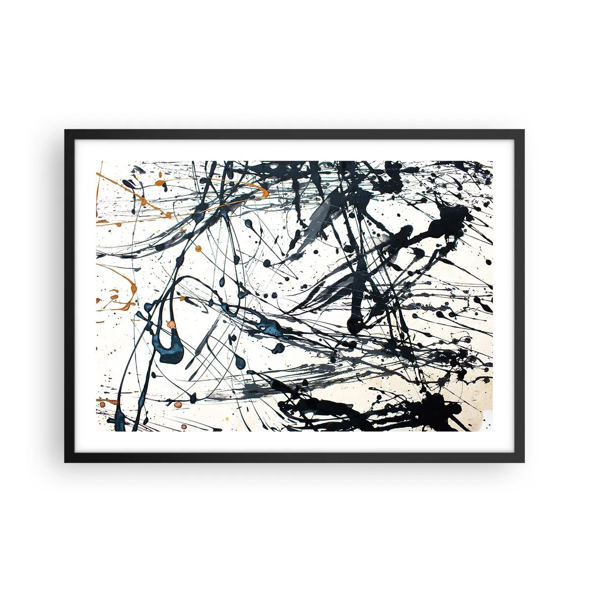 Poster in black frame - With or Without Meaning? - 70x50 cm