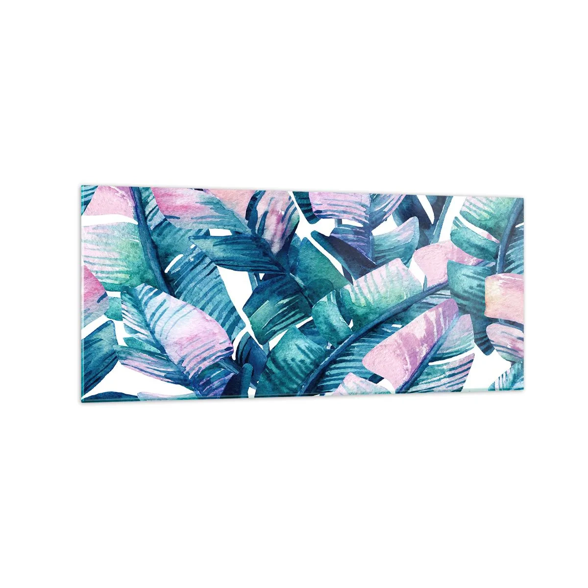 Glass picture - In a Banana Grove - 120x50 cm