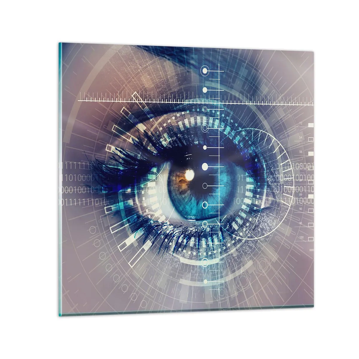 Glass picture - You Think You Know Me - 50x50 cm