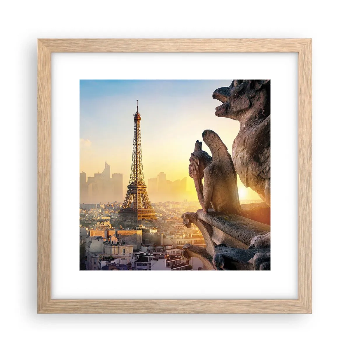 Poster in light oak frame - Much Has Changed… - 30x30 cm