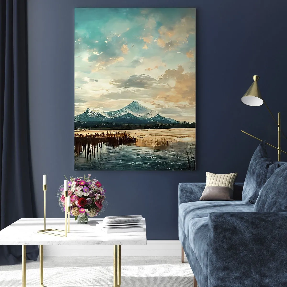 Glass picture - Under Heaven's Protection - 70x100 cm