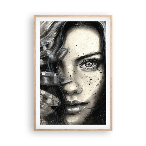 Poster in light oak frame - Wild Beauty - 61x91 cm
