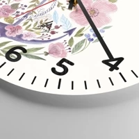 Clock face with numbers