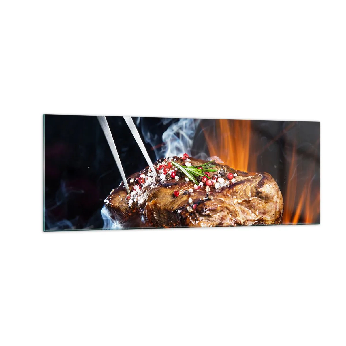 Glass picture - Juicy and Fragrant - 140x50 cm