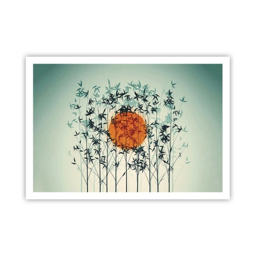 Poster - Japanese Sun - 100x70 cm