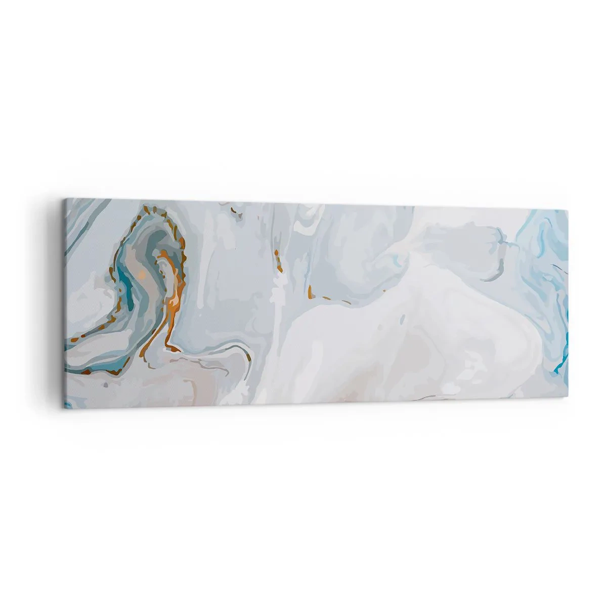 Canvas picture - White Fusion - 140x50 cm