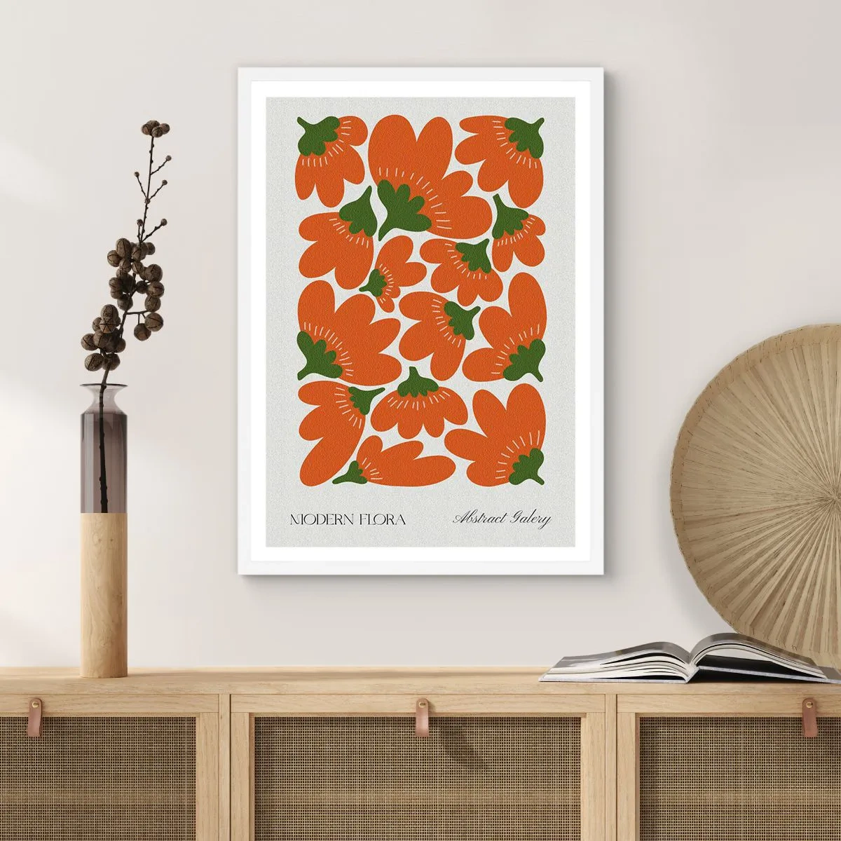 Poster in white frmae - From the Life of Flowers - 30x40 cm