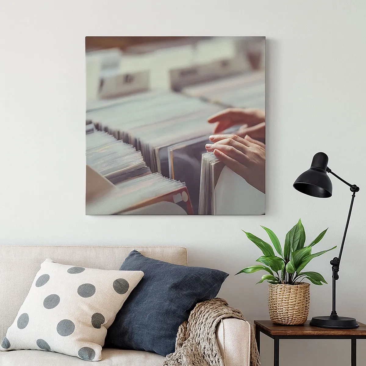 Canvas picture - In Search of Good Vibes - 30x30 cm