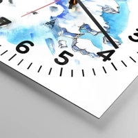 Clock face with numbers