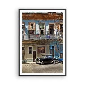 Poster in black frame - Havana Style - 70x100 cm