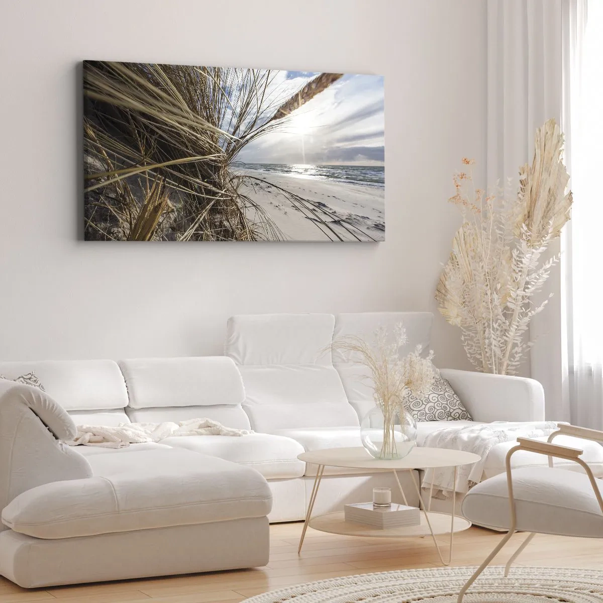Canvas picture - Enounter of the Elements - 90x30 cm