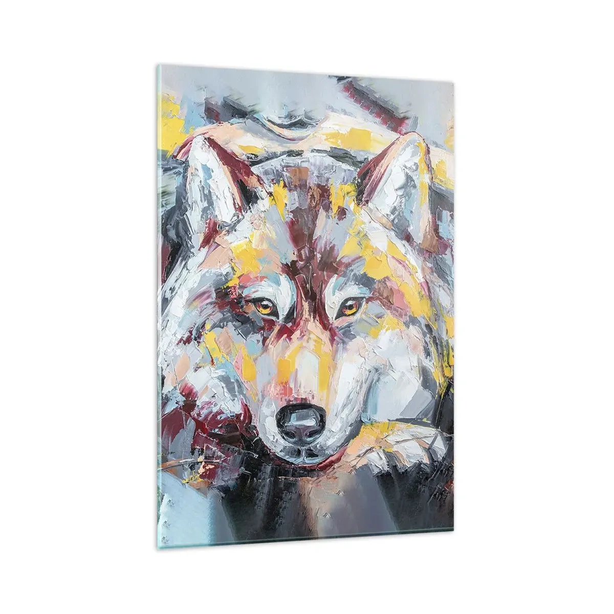 Glass picture - Wolf Eyes - 80x120 cm