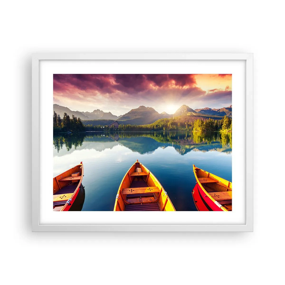 Poster in white frmae - Nothing against Nature - 50x40 cm