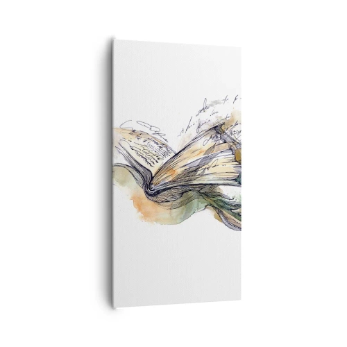 Canvas picture - On The Wings Of Poetry - 65x120 cm