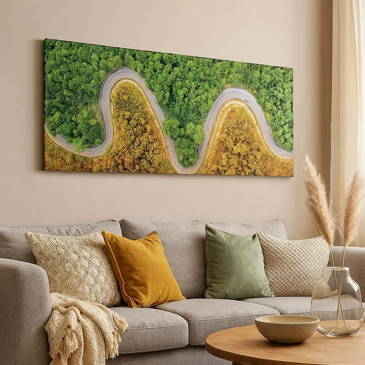 Canvas picture - Borders and Breakthroughs - 100x40 cm